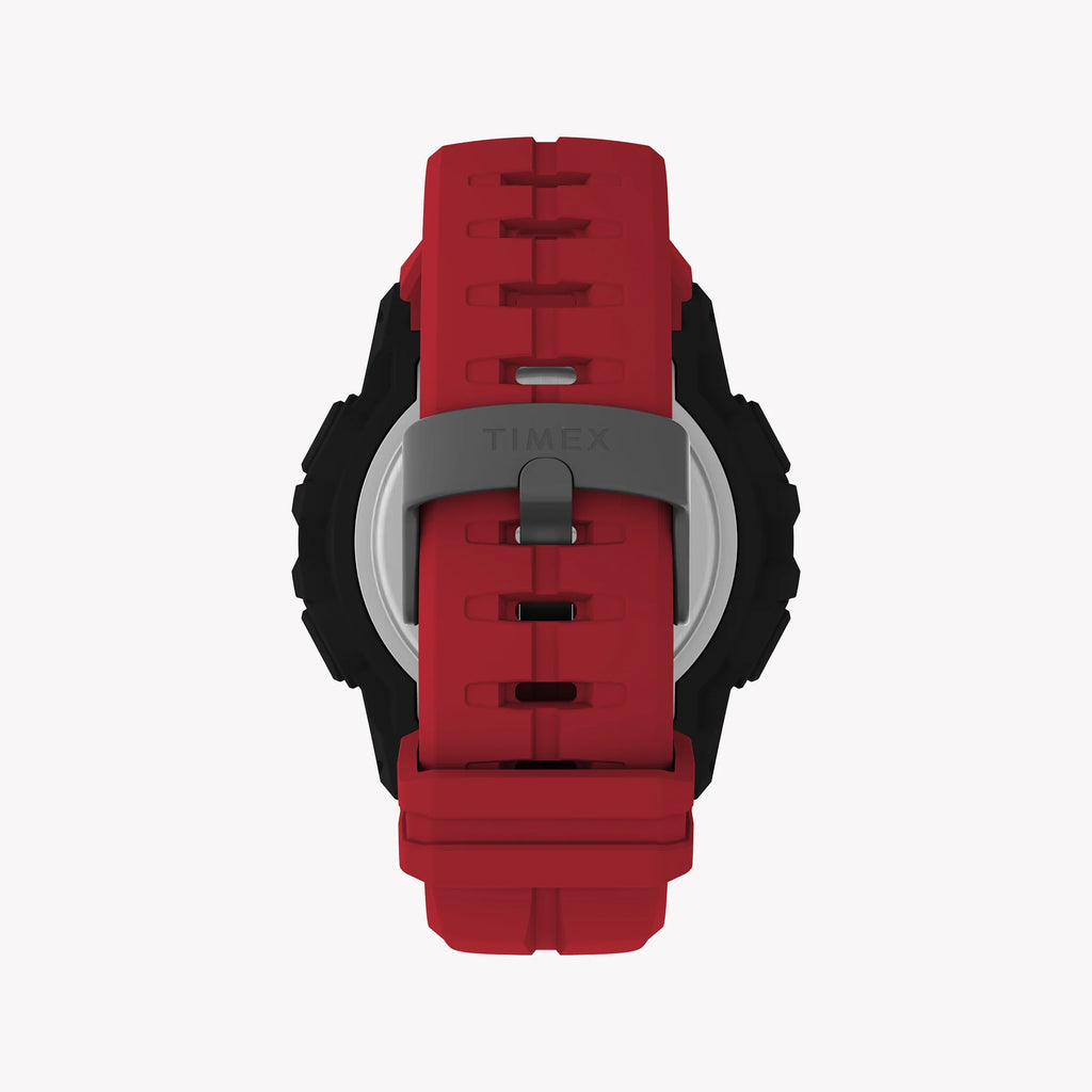 Timex Men's Black Digital Watch, Red Strap | Ufc Rush 52mm-2