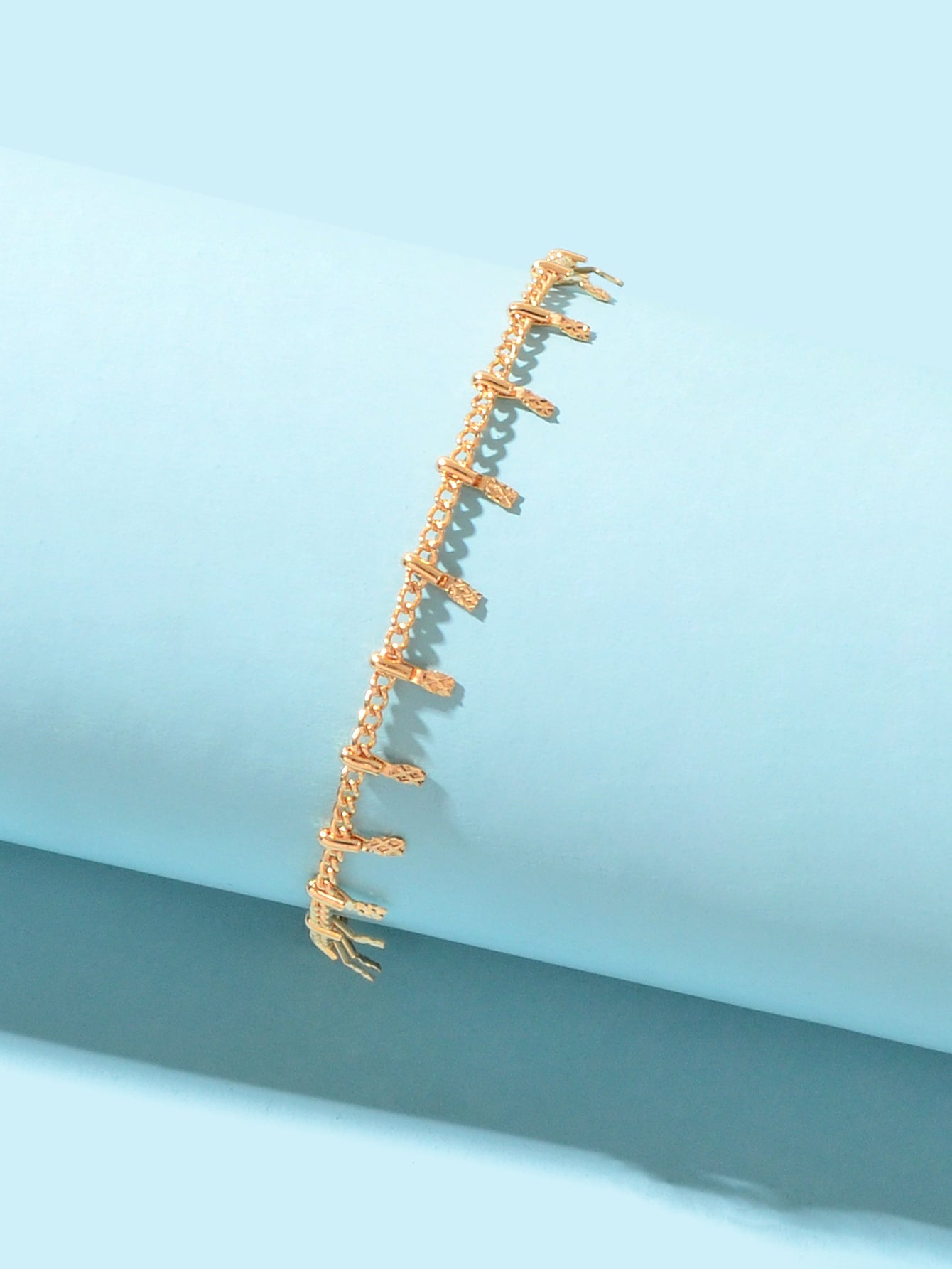 Women Gold Silver Chain Charms Anklet Boho Chic Beach Foot Jewellery Accessories-2