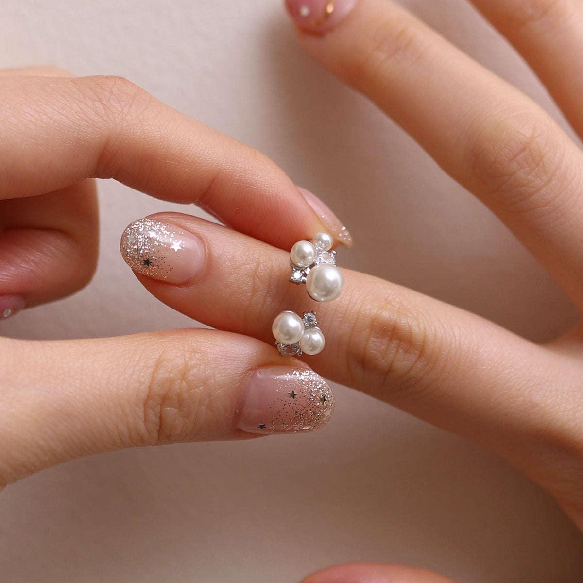 Pearl cubic ring-4