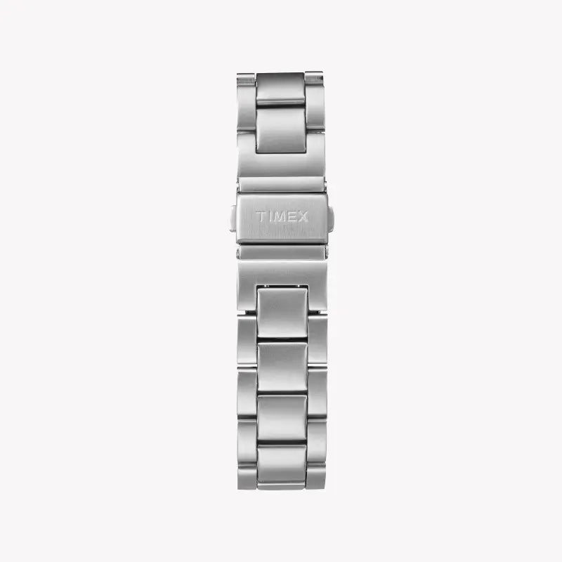 Timex Men's Silver Stainless Steel Watch, Off White Dial | Tw2r47600-2