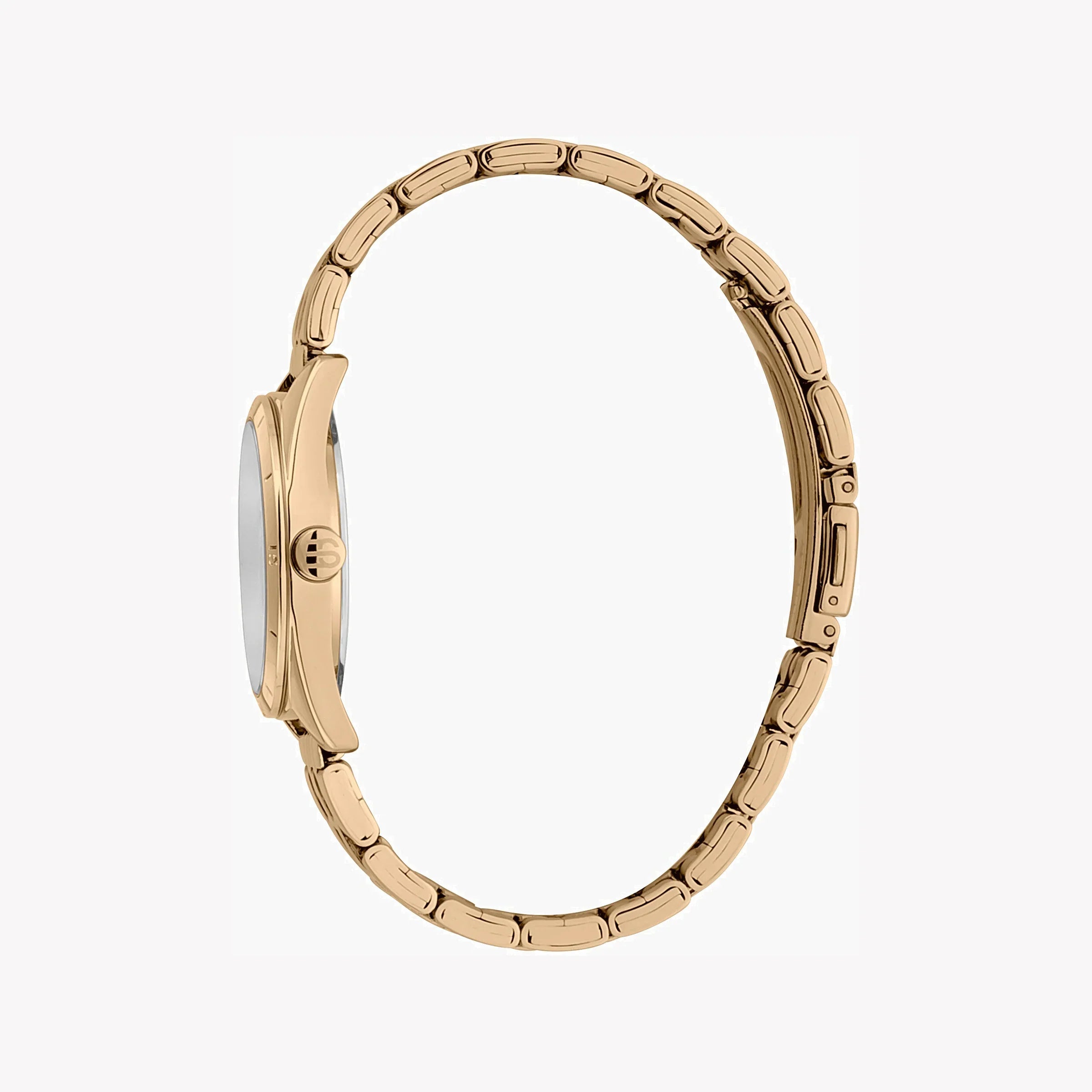 Esprit Women's Gold Stainless Steel Watch, Silver Dial | Es1l131m0015-1